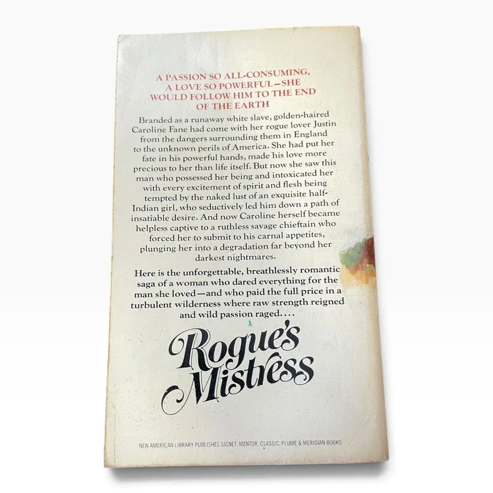 Rogue's Mistress by Constance Gluyas 1977 Signet Mass Market Paperback Romance